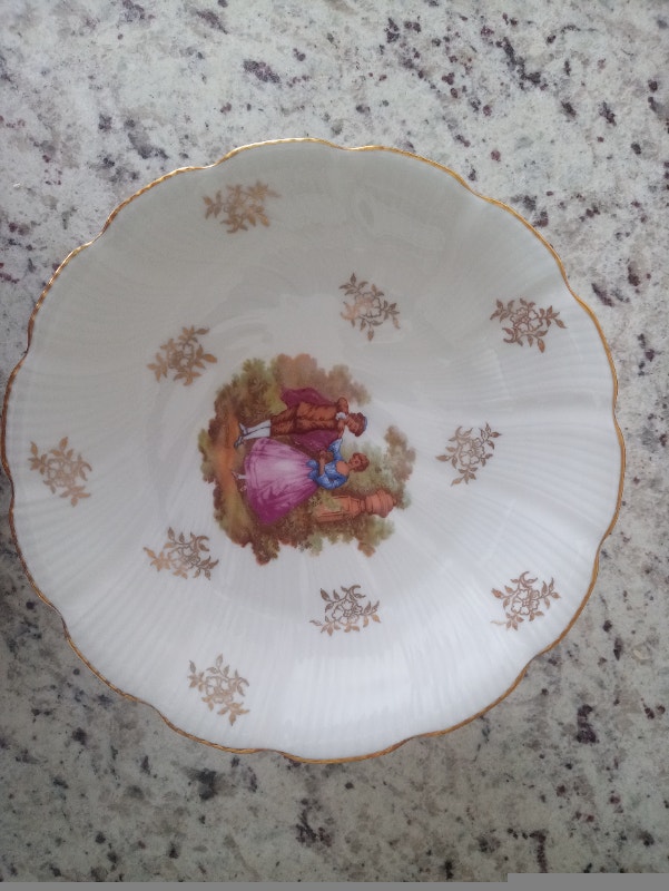 Vintage Limoges France Pedestal Plate - photo 2