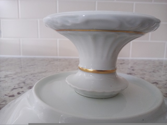 Vintage Limoges France Pedestal Plate - photo 5