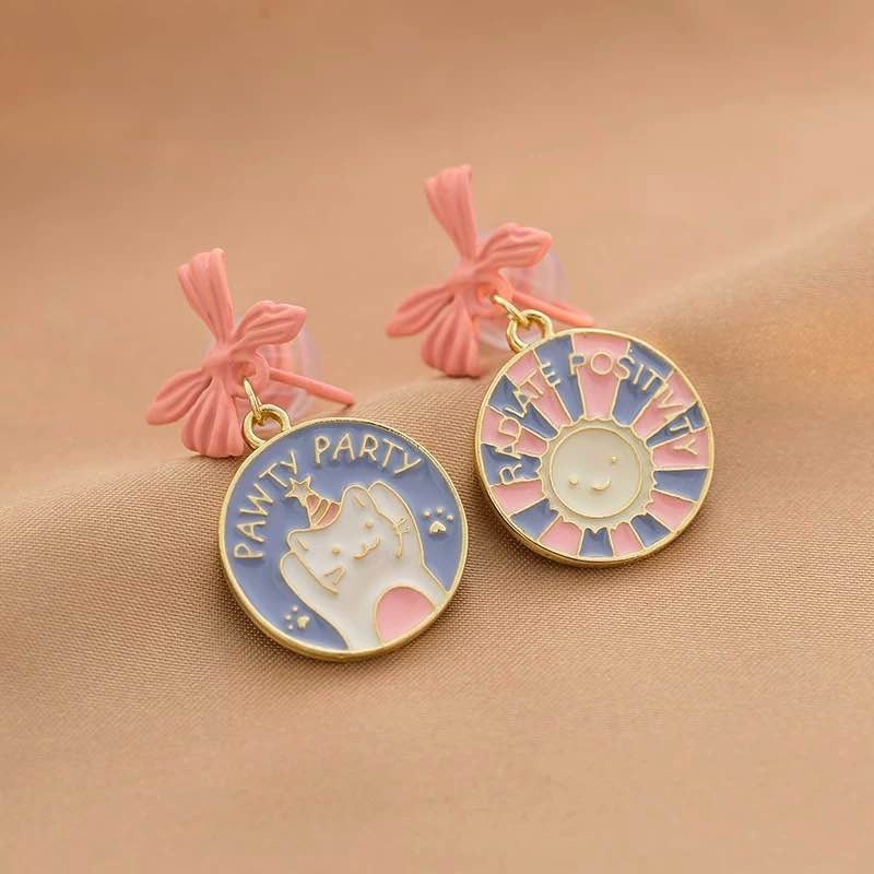 Cute Cat & Sun Mismatch Design - photo 2