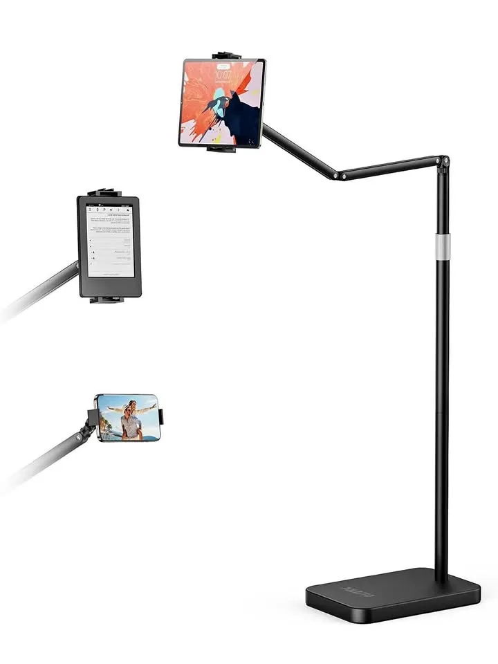 (New) Tablet Floor Stand with 10.6 LB Heavy Metal Base thumbnail