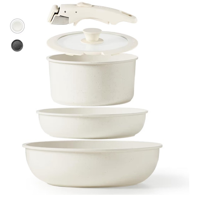 Carote 5-Piece Stackable Cookware Set
