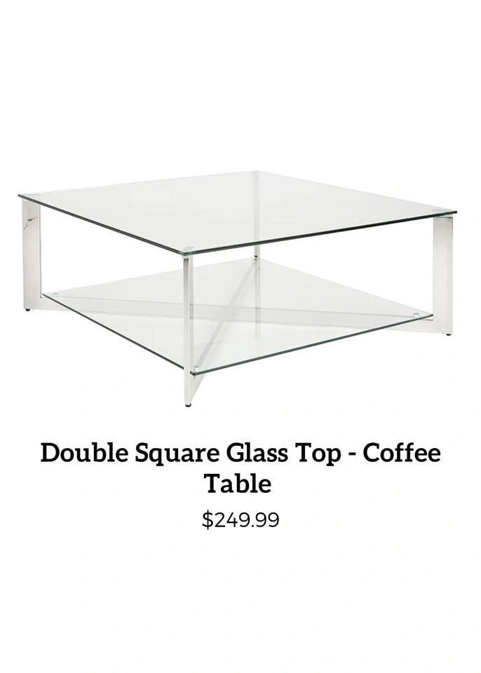 3-Piece Glass Top Table Set - photo 2
