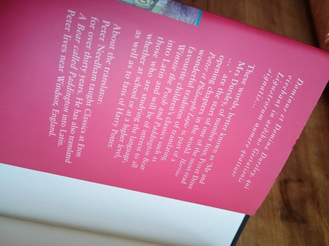 First Edition Harrius Potter - Harry Potter in Latin - photo 2
