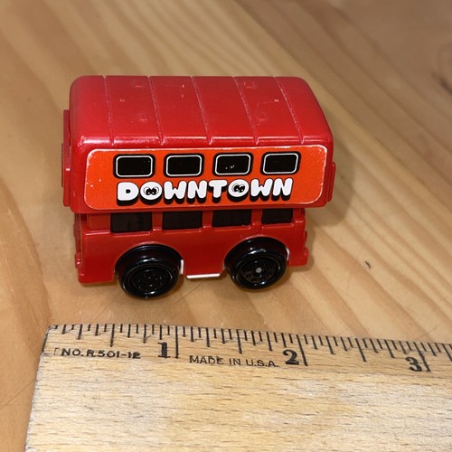 Vintage 1970's TOMY Uptown Double Decker Bus Wind up - photo 2