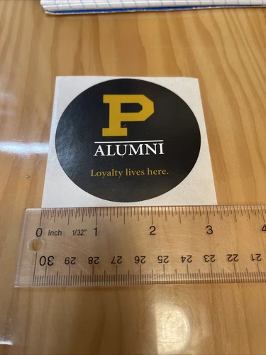 Purdue Alumni Decal Sticker “Loyalty Lives Here” 3” Round