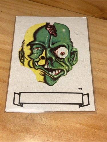 UGLY MONSTER STICKERS - Make Your Own Name - Topps 1966