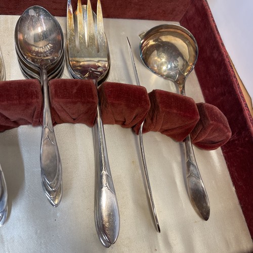 Antique 54 Piece Silverware Set - photo 4