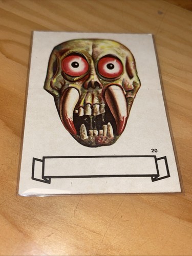 UGLY MONSTER STICKERS - Topps 1966 U.S.A. vintage #20
