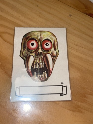 UGLY MONSTER STICKERS - Topps 1966 U.S.A. vintage #20 - photo 2