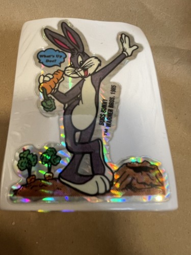 Vintage Stickers 80s LOONEY TUNES BUGS BUNNY VTG 1985