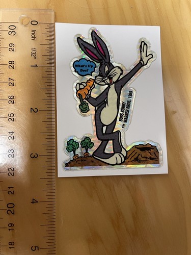 Vintage Stickers 80s LOONEY TUNES BUGS BUNNY VTG 1985 - photo 5