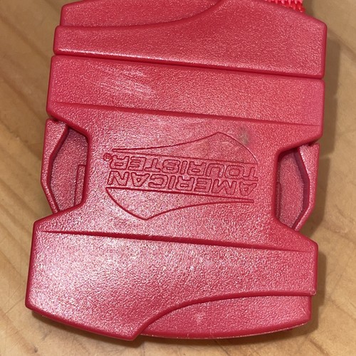 Lot Of 3 American Tourister Luggage strap Red 2" x 73" - photo 2