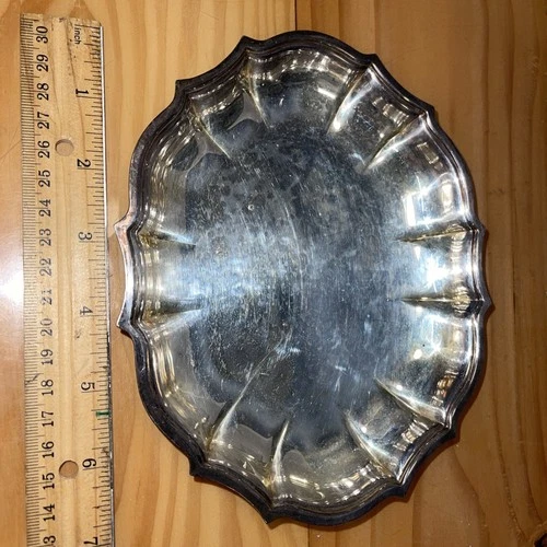 Chippendale Silver Candy Trinket Dish 7”x6” - photo 2