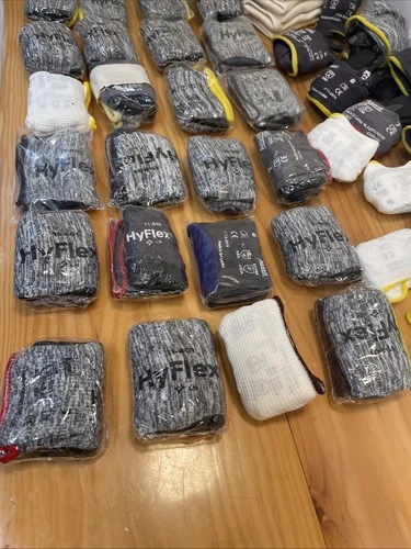 24++ Pairs Ansell HyFlex Gloves Various Sizes/Colors - photo 2