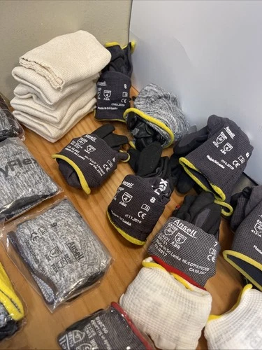24++ Pairs Ansell HyFlex Gloves Various Sizes/Colors - photo 4