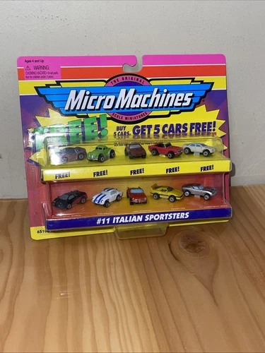 Micro Machines, #11 ITALIAN SPORTSTERS W/5 Bonus Cars