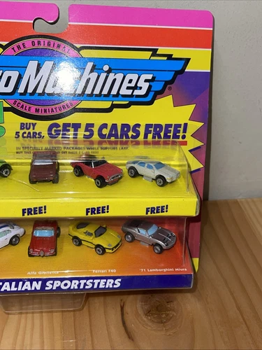 Micro Machines, #11 ITALIAN SPORTSTERS W/5 Bonus Cars - photo 4