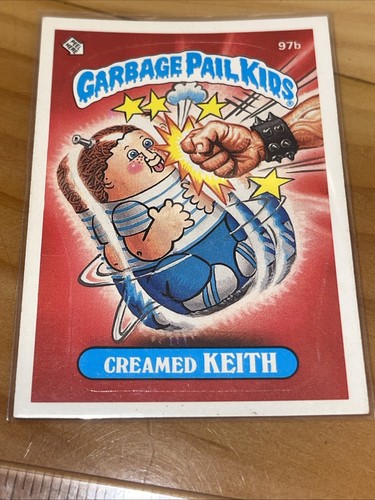 1986 Topps Garbage Pail Kids GPK Series 3 # 97b Keith