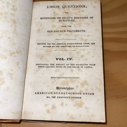 Union Questions Scripture Old & New Testaments 1834 - photo 4