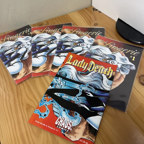(5) Lady Death Lingerie #1 Chaos Comics LOT OF 5