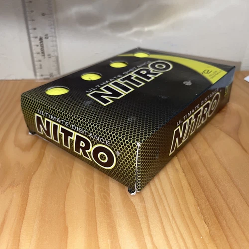 Nitro Ultimate Distance Golf Balls - Yellow - 12 Pack - New - photo 2