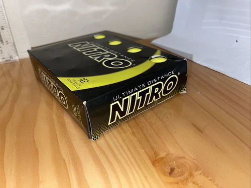 Nitro Ultimate Distance Golf Balls - Yellow - 12 Pack - New - photo 3