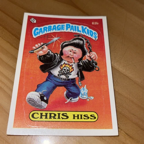 1985 Topps Garbage Pail Kids #62 B Chris Hiss