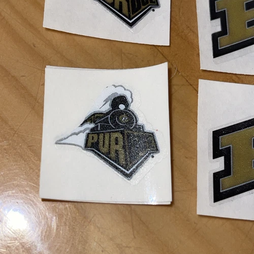 Purdue University BOILERMAKERS 8/pk NCAA Logo Scrapbook Stickers - photo 3