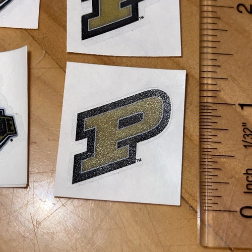 Purdue University BOILERMAKERS 8/pk NCAA Logo Scrapbook Stickers - photo 4