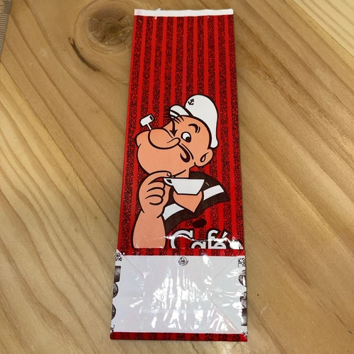 Vintage Cafe’s POPEYE Coffee Bag Paper Sack Unused - photo 3