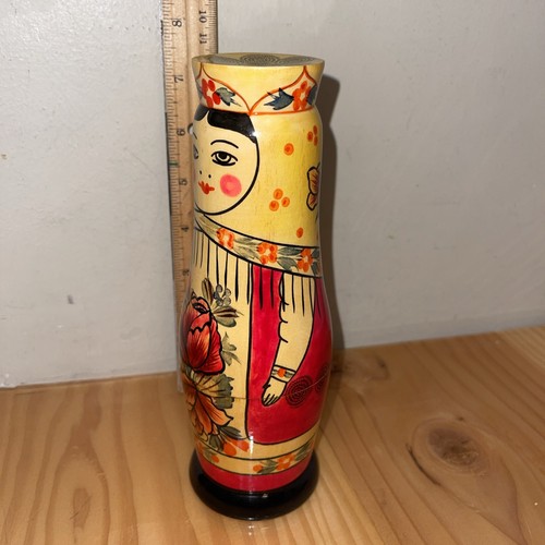 Vintage Russian Matryoshka Vodka bottle Holder - photo 4