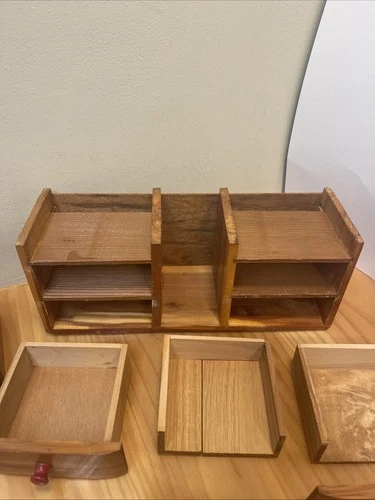 Salesman Sample Cedar Vanity Chest of Drawers Vintage - photo 4
