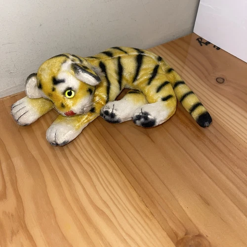 SWEET VINTAGE DAKIN DREAM PET TIGER CUB PLUSH MOHAIR 8"