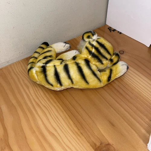 SWEET VINTAGE DAKIN DREAM PET TIGER CUB PLUSH MOHAIR 8" - photo 3