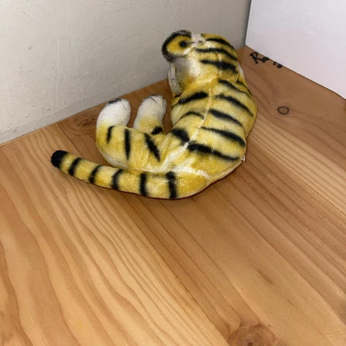 SWEET VINTAGE DAKIN DREAM PET TIGER CUB PLUSH MOHAIR 8" - photo 4