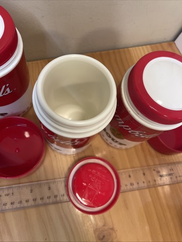 LOT OF 3 Vtg Campbell's Soup Can-Tainer Thermos 1998 - photo 4