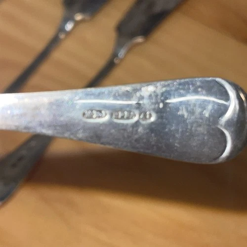 Antique M.L.J EPNS A1 Silver Plate 6 pc. Butter Knives Set - photo 4