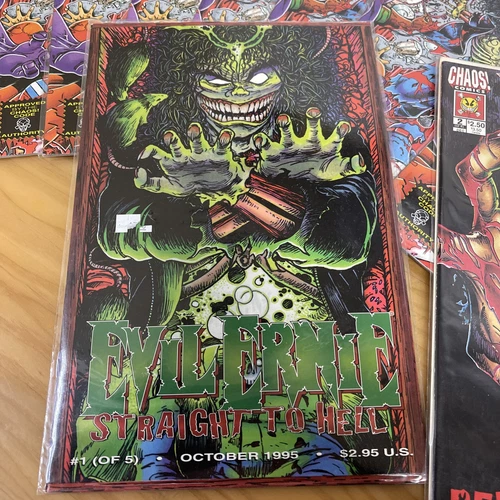 EVIL ERNIE Lot of 9 CHAOS Comics - photo 2