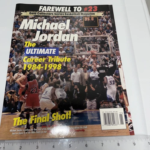 MICHAEL JORDAN - 1999 Farewell to #23 - Gold Collectors Series