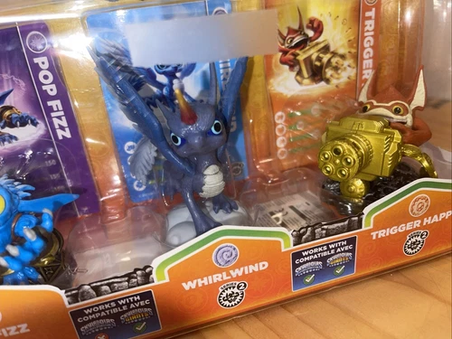 Skylanders Giants Pop Fizz Whirlwind Trigger Happy 3 Pack - photo 3