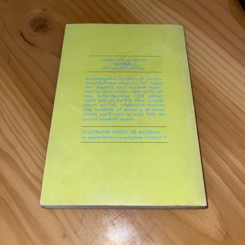 Illustrated Digest Of Baseball 1972 Edition - photo 2