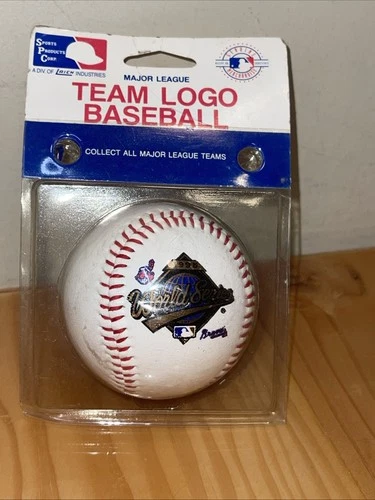 1995 MLB Cleveland Indians World Series Baseball New
