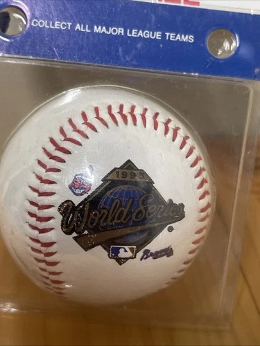 1995 MLB Cleveland Indians World Series Baseball New - photo 3