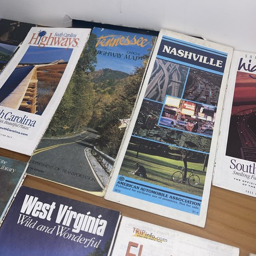 Huge Vintage Lot Of Road Maps Of 12 - photo 5