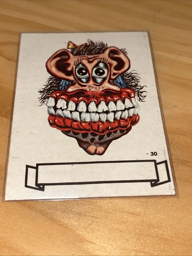 UGLY MONSTER STICKERS - Topps 1966 U.S.A. vintage #30