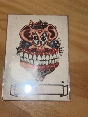 UGLY MONSTER STICKERS - Topps 1966 U.S.A. vintage #30 - photo 2