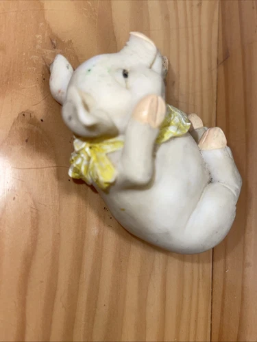 Vintage Cute Little Piggy Figurine With Bandana - photo 3