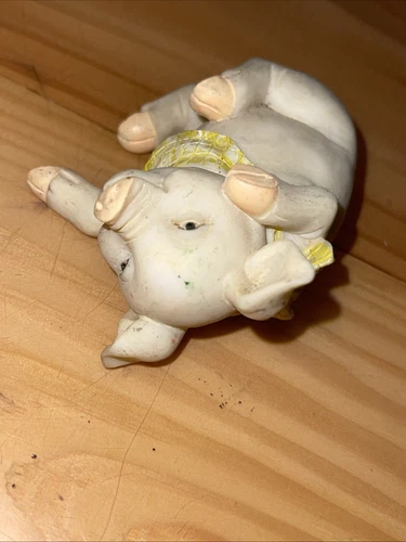 Vintage Cute Little Piggy Figurine With Bandana - photo 5