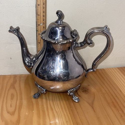 Webster Wilcox Silver Plated Tea Pot Victorian