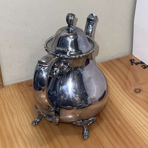 Webster Wilcox Silver Plated Tea Pot Victorian - photo 5